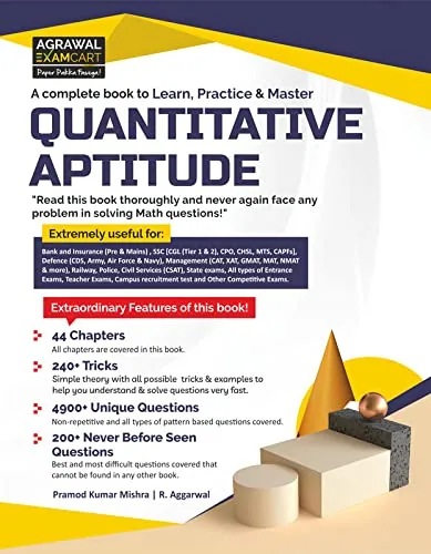 Examcart Quantitative Aptitude for All Competitive Exams [2021 Edition]