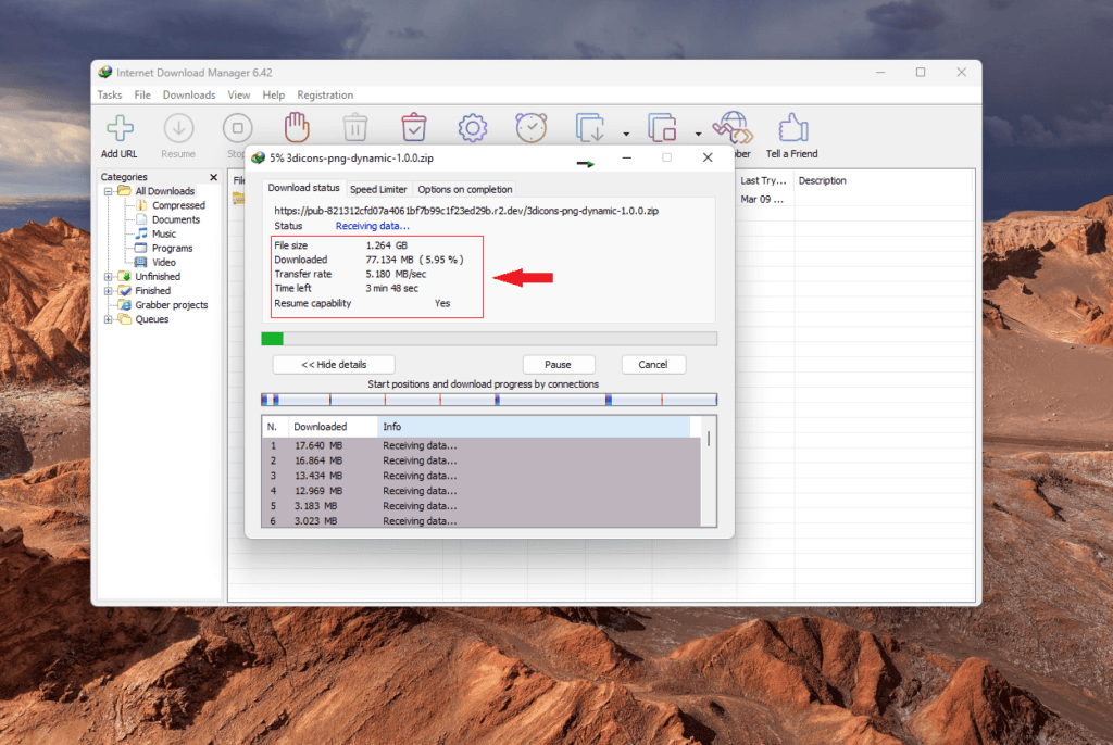 IDM Download Speed