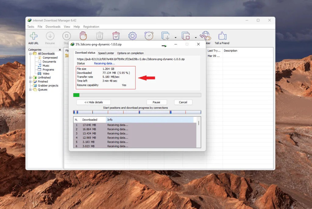 IDM Download Speed
