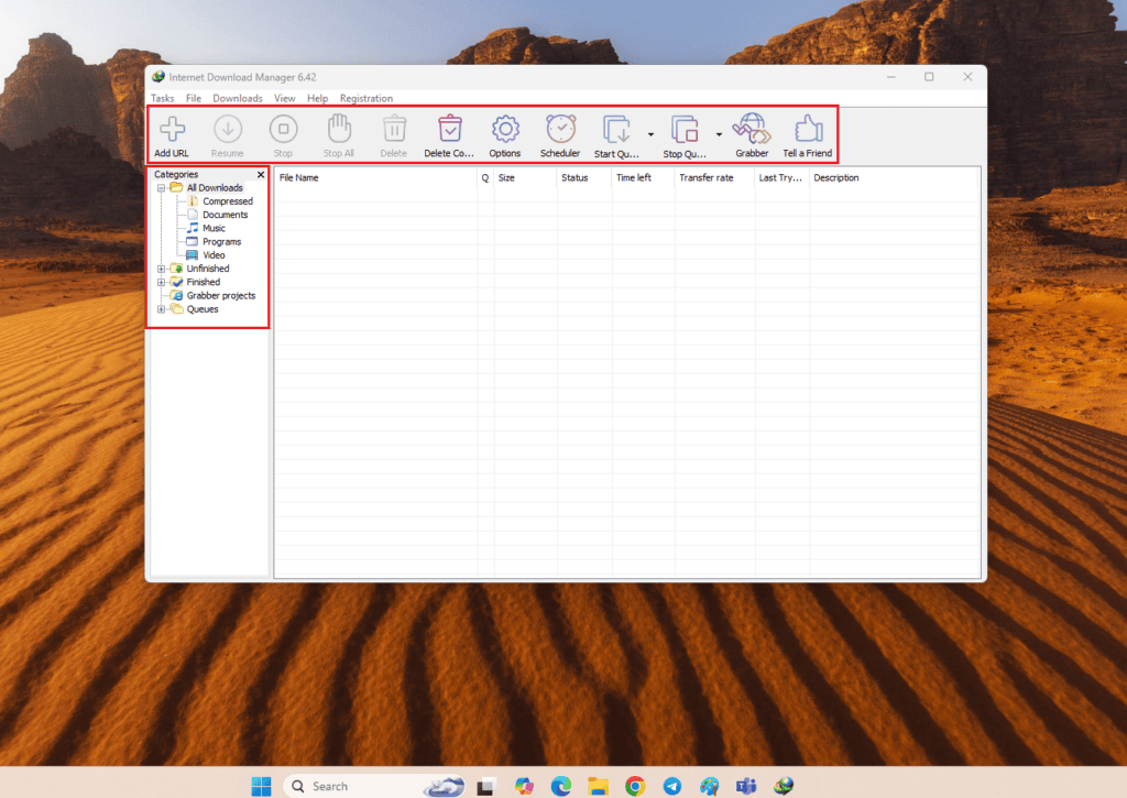 IDM Software Main Dashboard Wizard