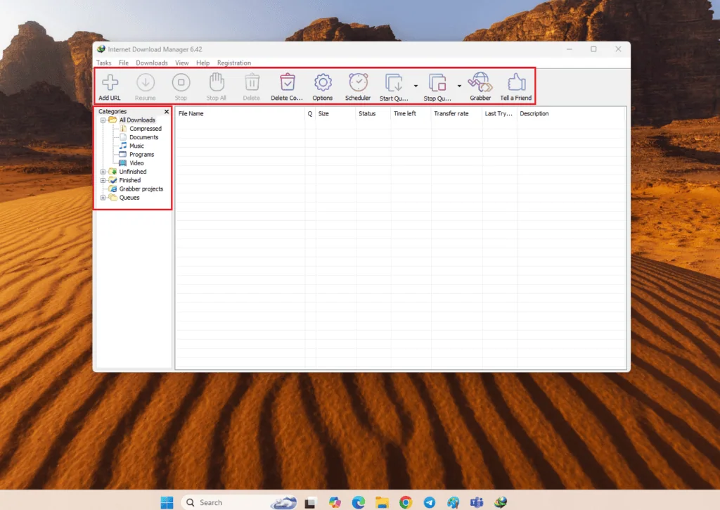 IDM Software Main Dashboard Wizard