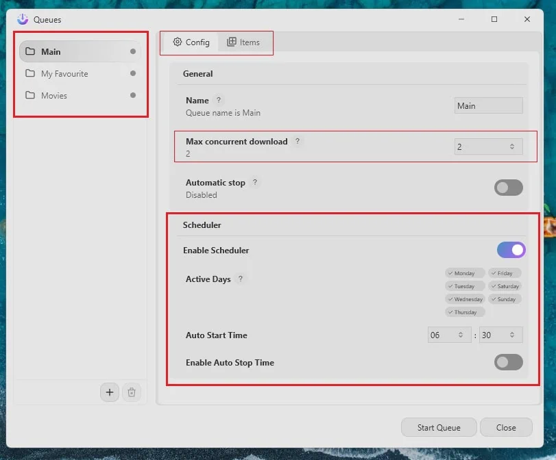 AB Download Manager Queue & Scheduler to organised File Download