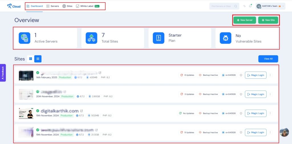 xCloud.Host Dashboard