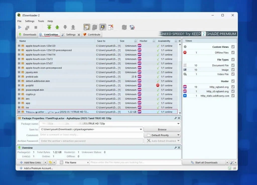 JDownloader Extension is working now after Restarting the PC