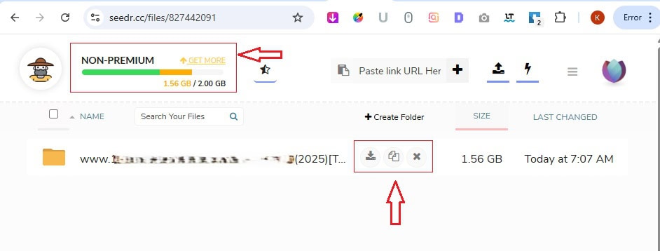 Seedr - Download Torrent Files Upto 2 GB in your Account