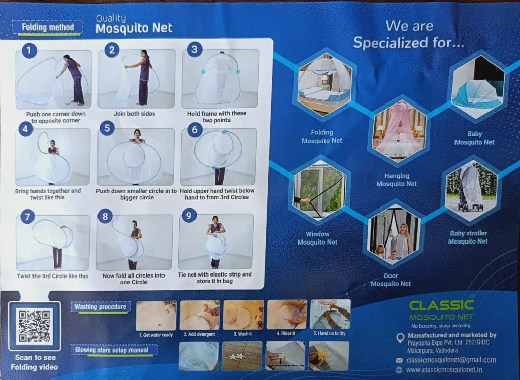 Classic Mosquito Net Manual