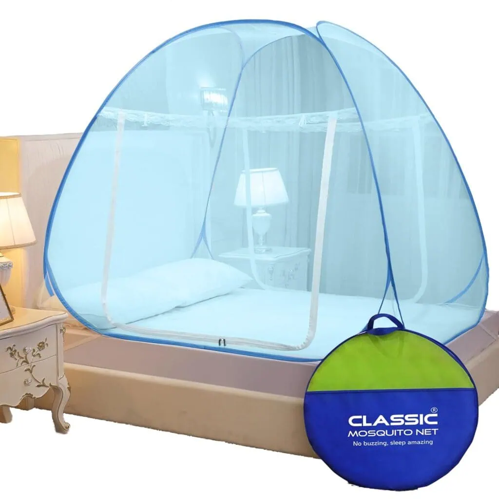 Classic Mosquito Net for King Size & Queen Size Bed - 30GSM Strong Polyester Net