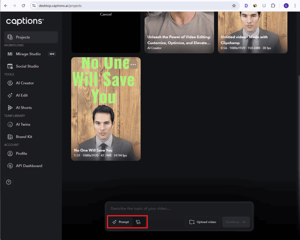 Caption AI - Avatar with AI Edit