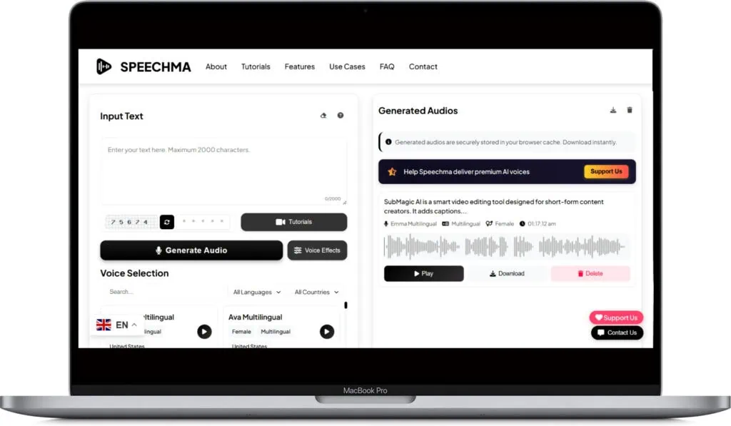 Speechma - Free Text to Speech Tool
