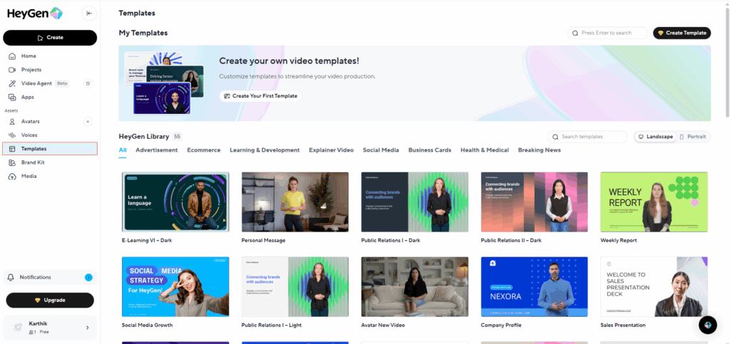 HeyGen - Video Templates