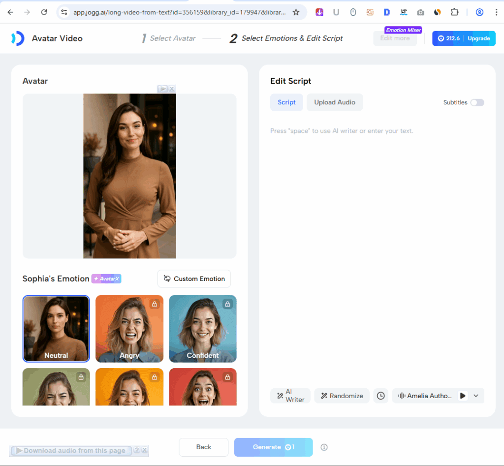 Jogg AI - AI Tools Photo to Avatar in Library