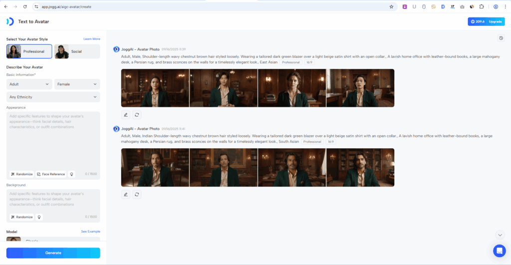 Jogg AI - AI Tools - Text to Avatar