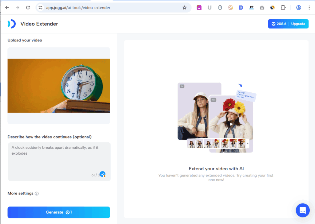 Jogg AI - Video Extender with Prompt
