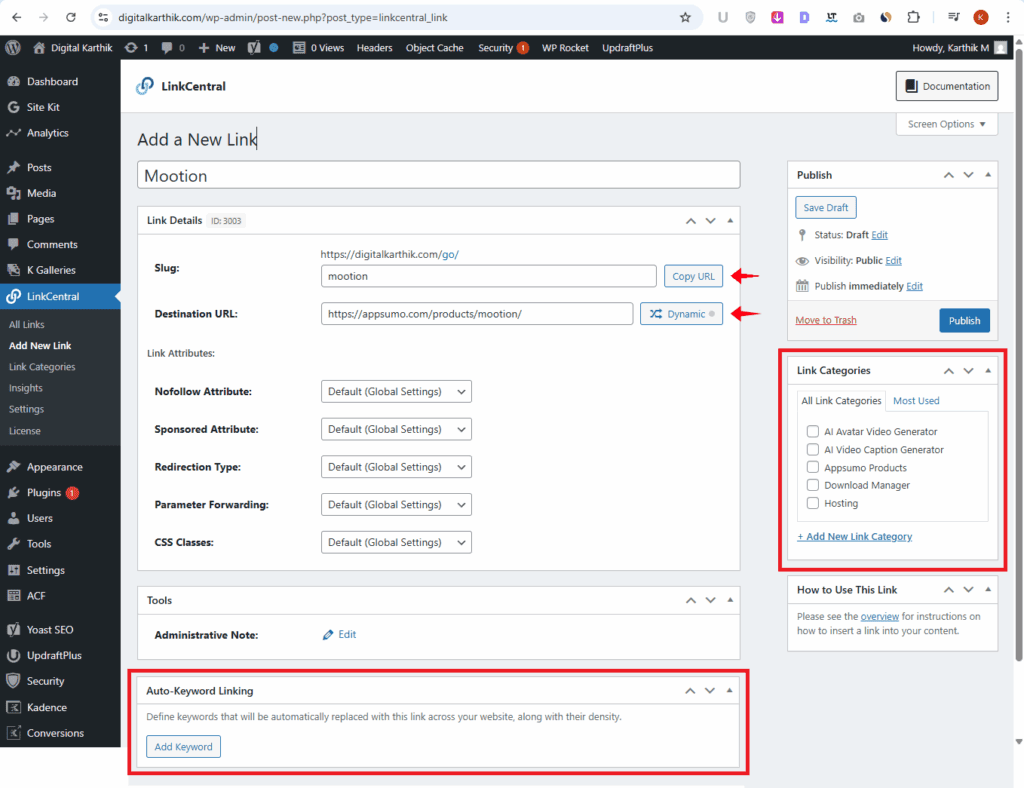 LinkCentral - Shorten the Link