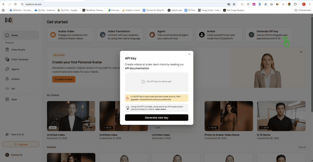 D-ID API Key