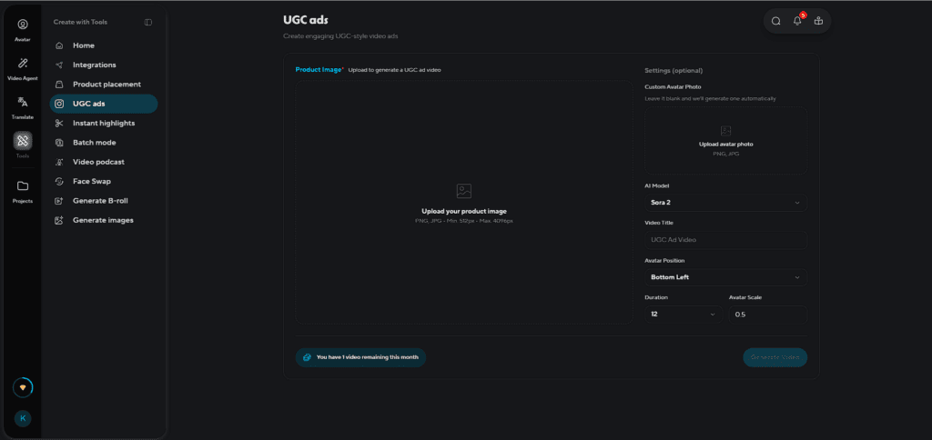 HeyGen - UGC Video Ads