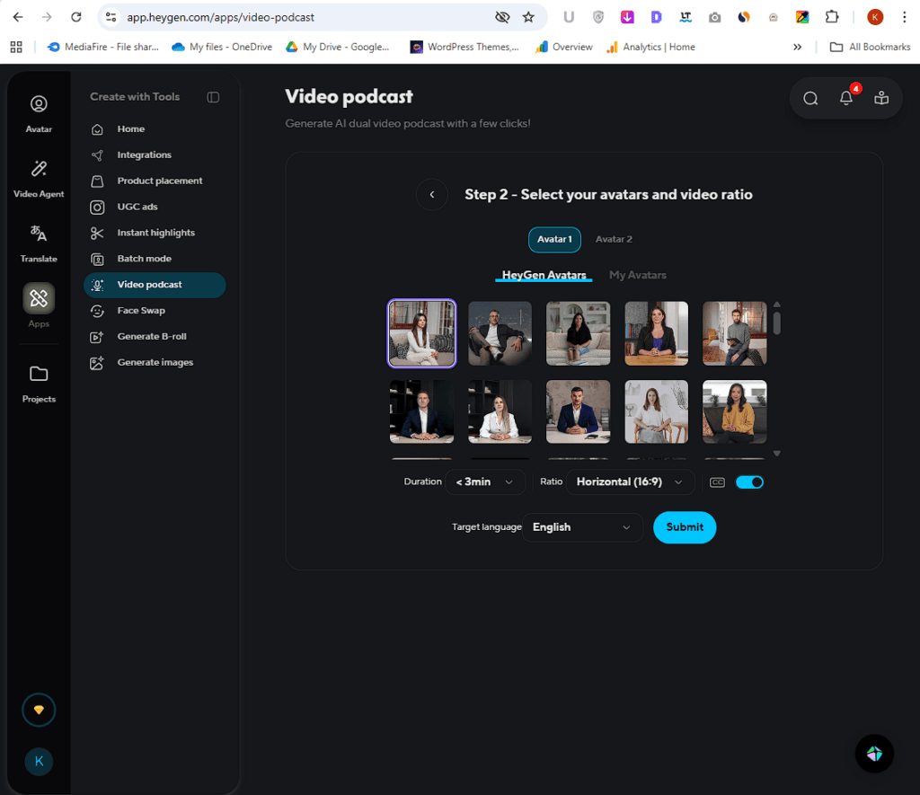 HeyGen - Video Podcast