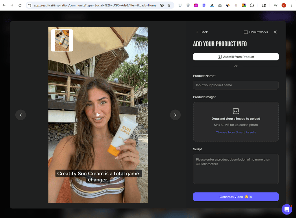 Creatify - Social & UGC Ads