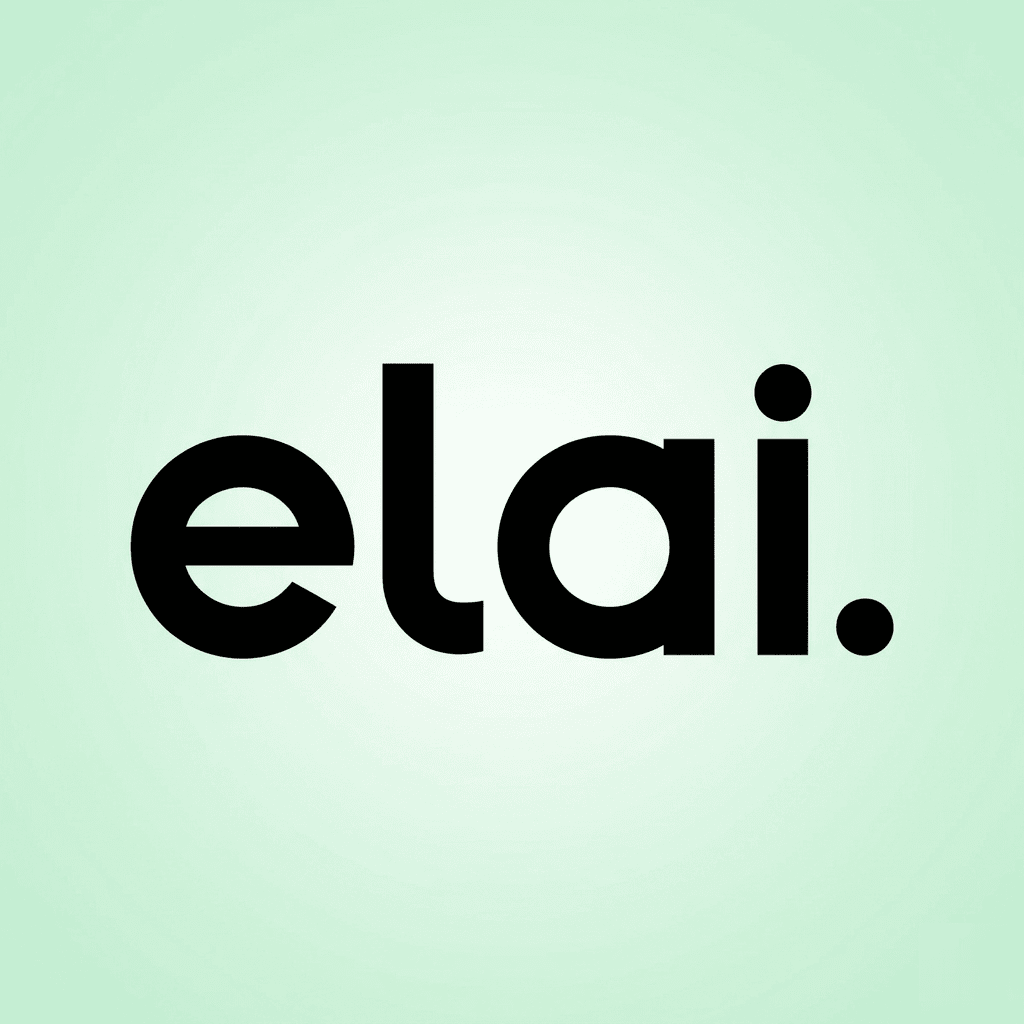 Elai Pale Green Gradient Logo