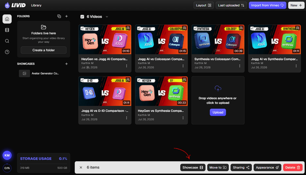 LIVID - Creating Showcase